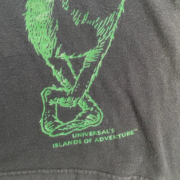 Vintage Universal Studios The Grinch T-Shirt TV Show Size Small Black Green - Picture 3 of 6